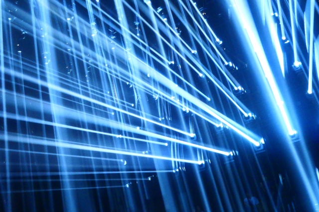 強い光線のイメージ